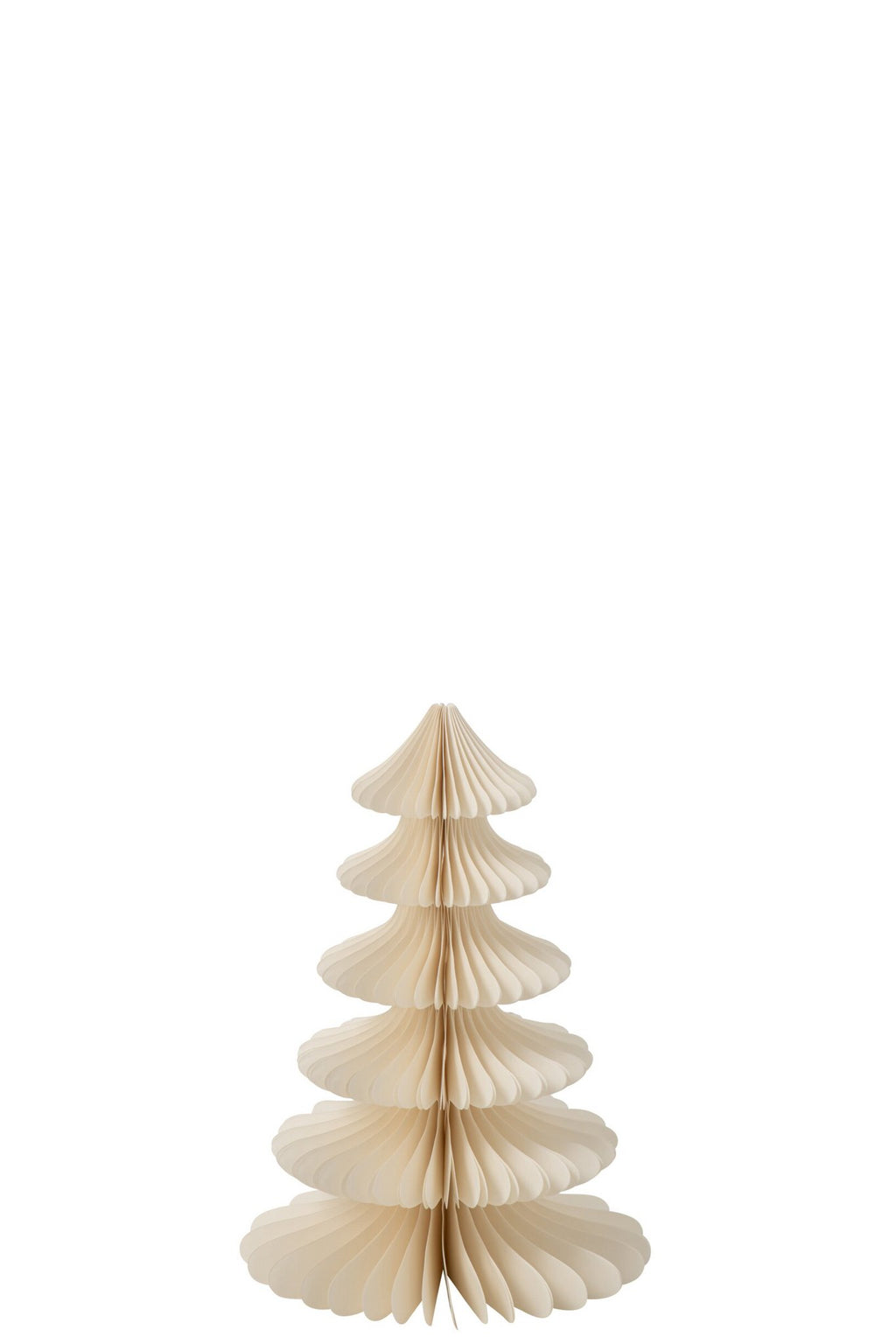 J-Line decoratie Boom - papier - wit - small