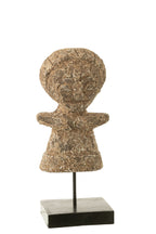 J-Line standbeeld Ying Albasia - hout - naturel - klein