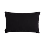 Coco Chenille kussen zwart 30x50cm