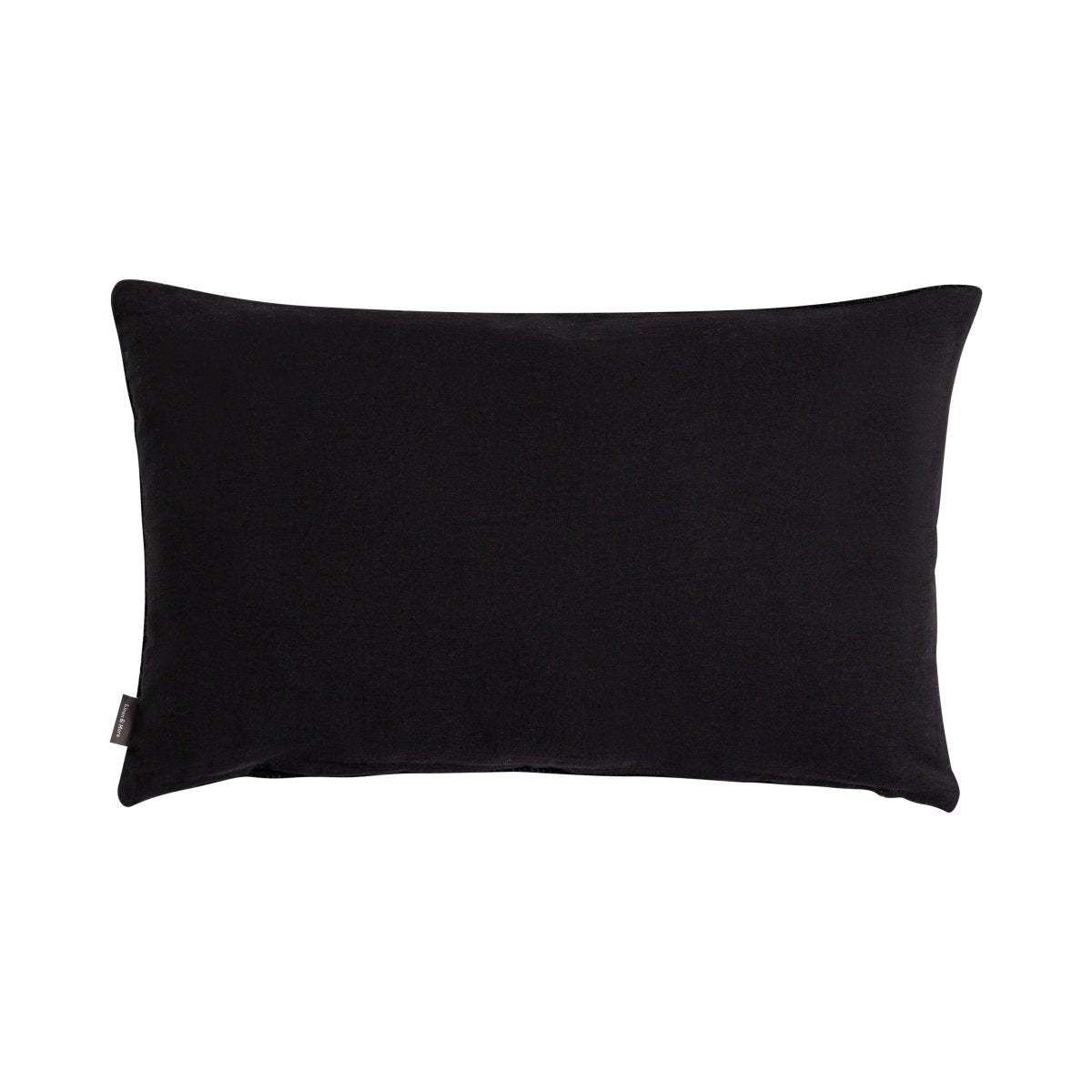 Coco Chenille kussen zwart 30x50cm