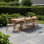 Freya teakhouten tuinstoel naturel - donker teak