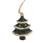 Kersthanger Kerstboom 3x1x5 cm Groen Kunststof