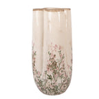 Vaas Ø 16x36 cm Beige Keramiek