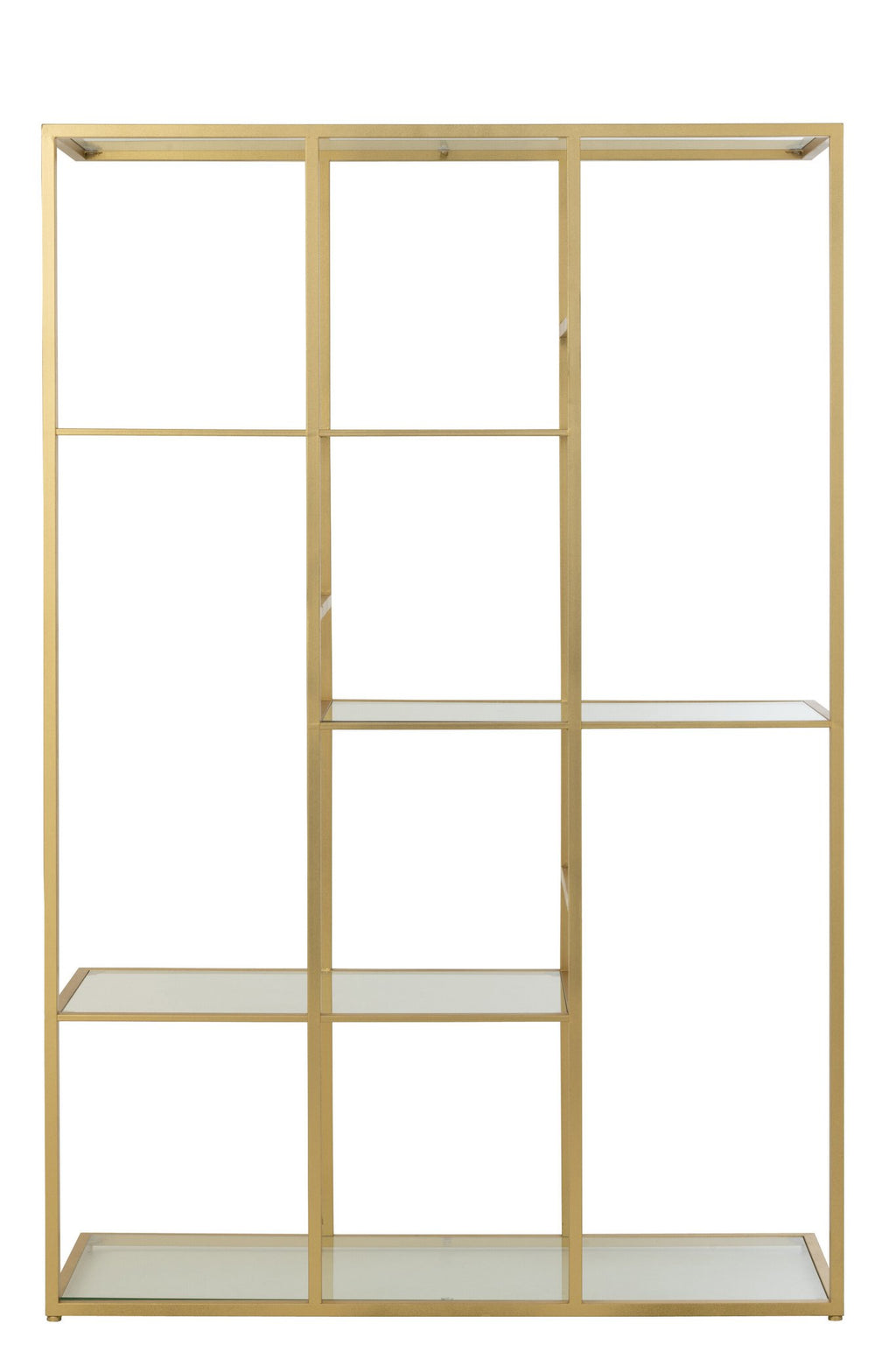 J-Line rek - ijzer/glas - goud