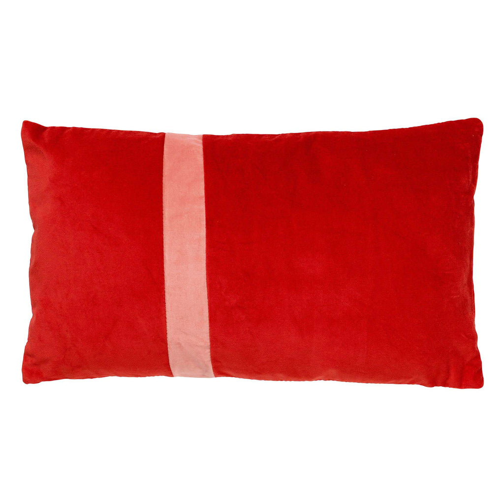 Dutch Decor Pippa - Kussen 30x50 cm - Aurora Rood - Rood