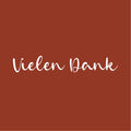 Wenskaart - Vielen Dank