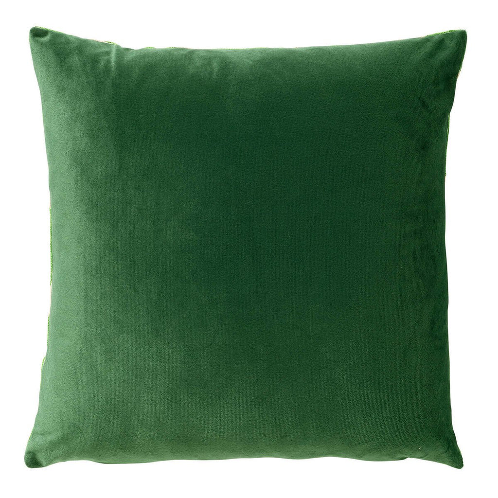 Nederlandse decorblokken - kussen 45x45 cm - binnenplaats - groen