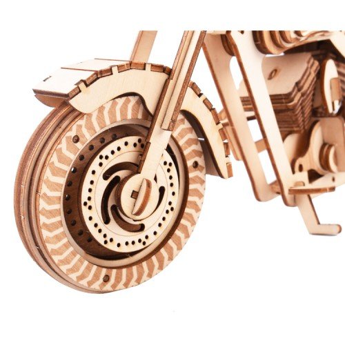 Bouwpakket Motor (in luxe cadeauverpakking) van hout