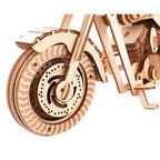 Bouwpakket Motor (in luxe cadeauverpakking) van hout