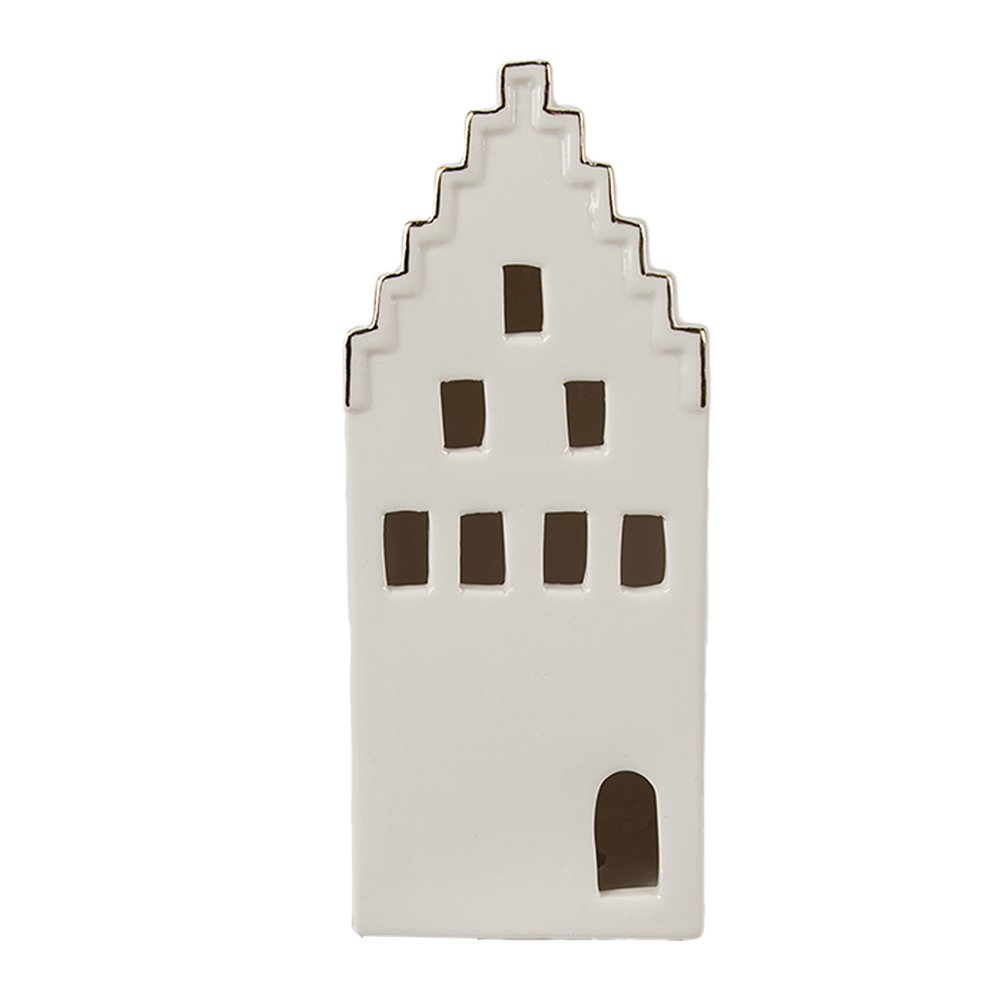 Decoratie Huis 16 cm Beige Porselein