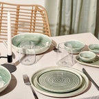 Bord 27,5cm groen Cameo