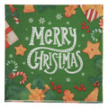 Servetten Papier Set van 20 33x33 cm Groen Papier