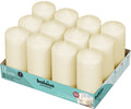 Horeca stompkaarsen 12/6 tray 12 Ivoor