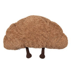 Sierkussen Croissant 63x34x17 cm Bruin Polyester
