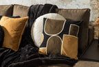 Dutch Decor Stanley - Plaid 150x200 cm - Raaf - zwart