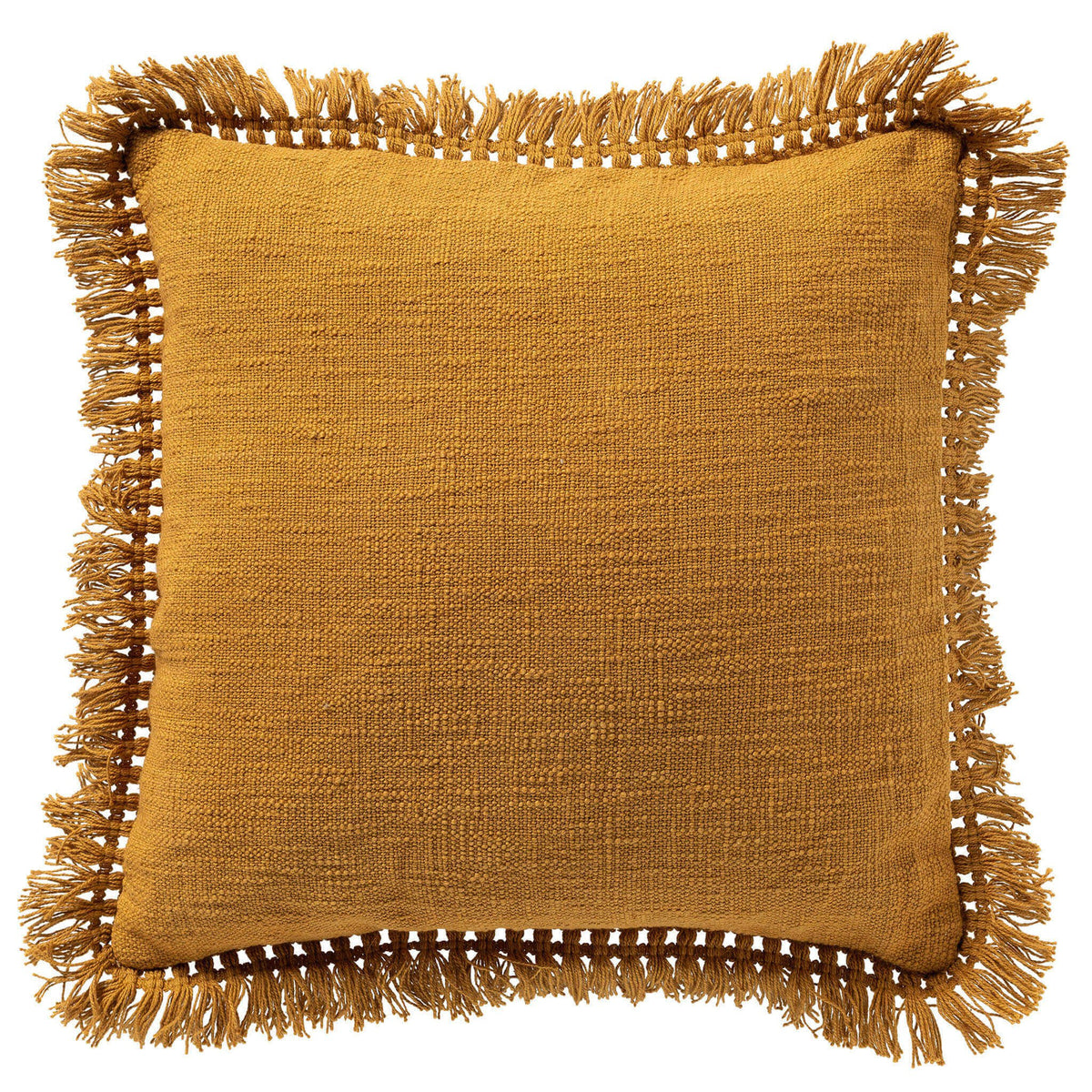 Dutch Decor Jonna - Kussen 45x45 cm - Gerecycled - Chai Tea - Geel