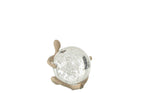 J-Line Beeld Bal Resin/Kristal Beige