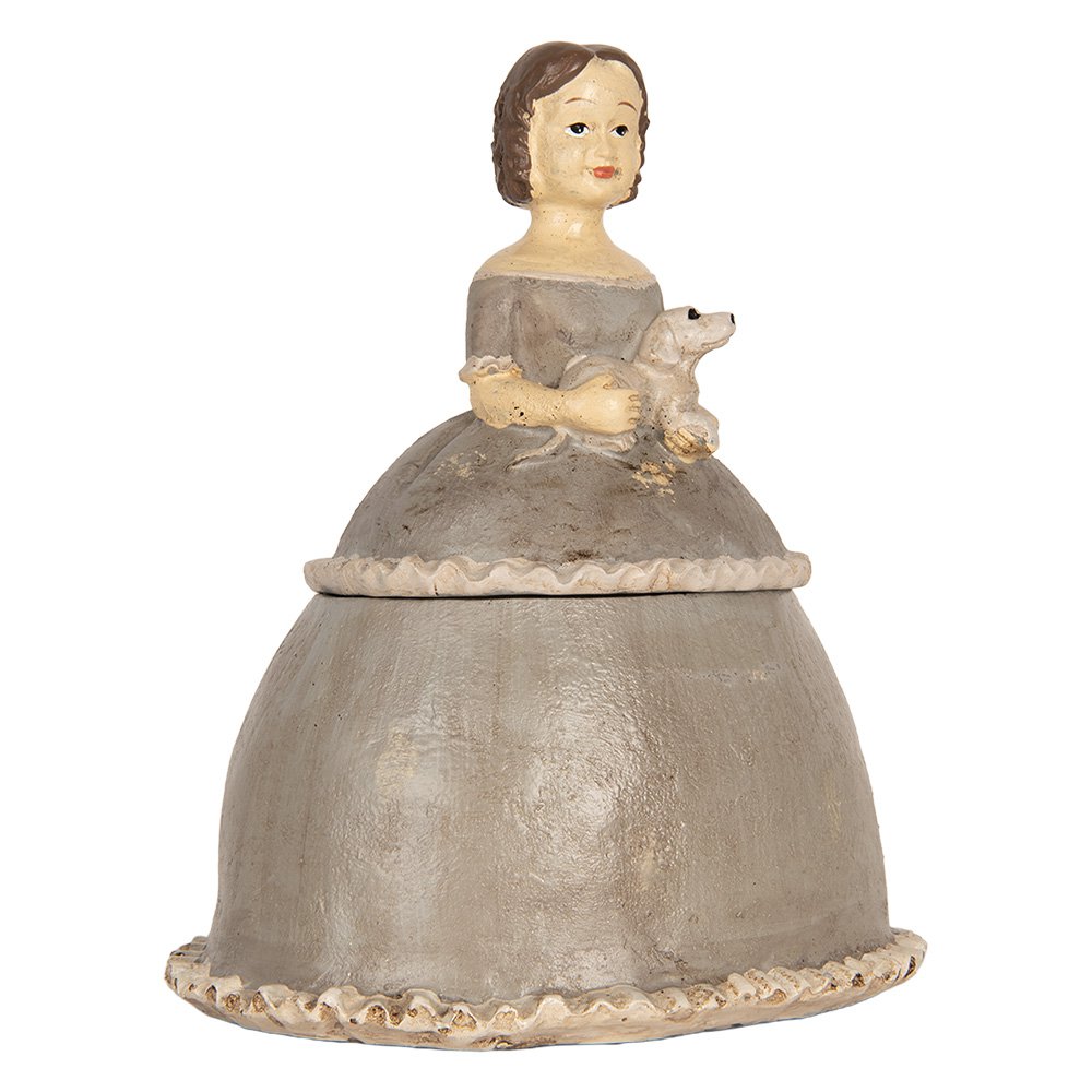 Decoratie vrouw 19x16x22 cm
