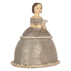 Decoratie vrouw 19x16x22 cm