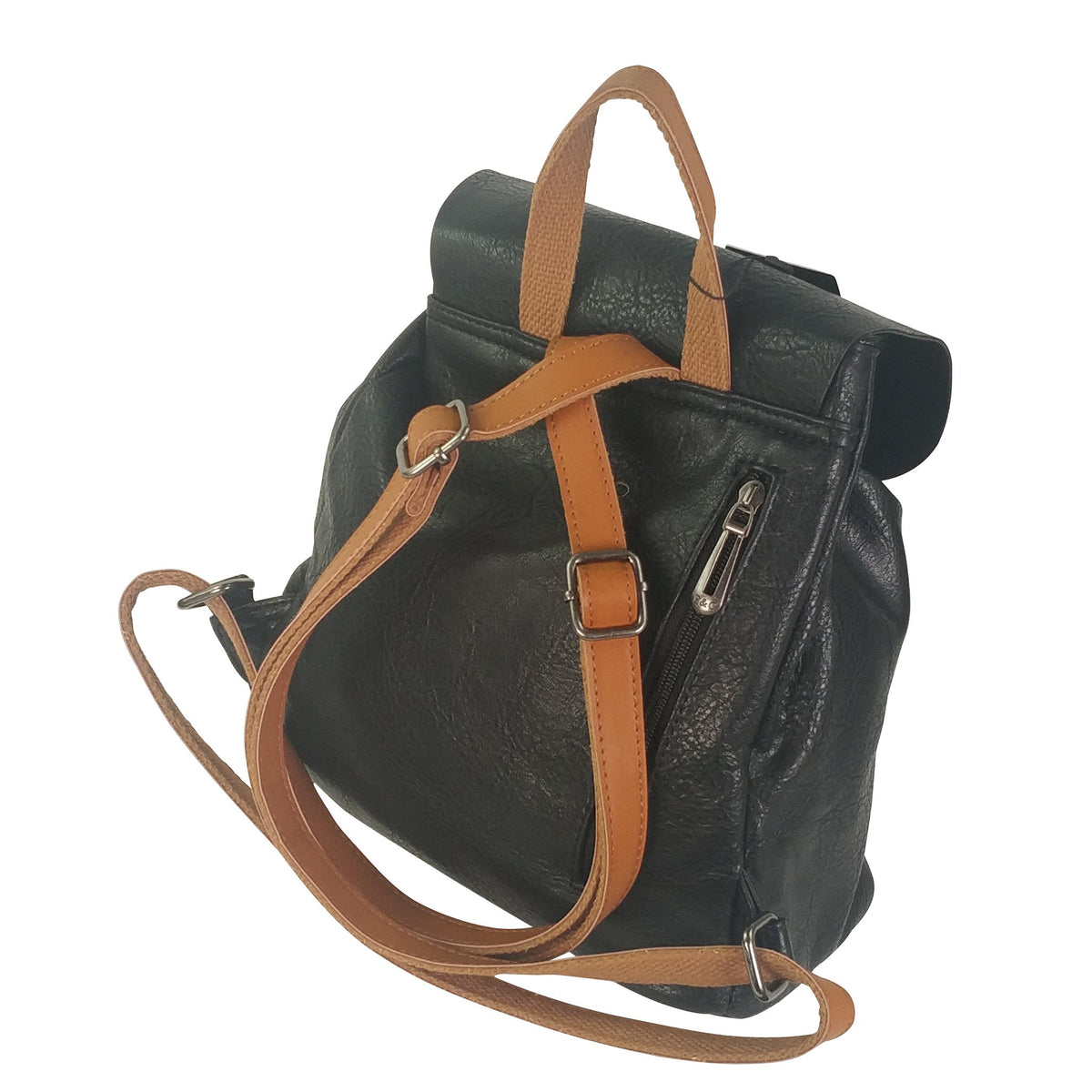 Tas J&W Bags 6735 zwart-camel
