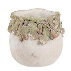 Bloempot Ø 15x13 cm Beige Steen