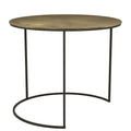 Bijzettafel Aghleam nikkel 45x50cm