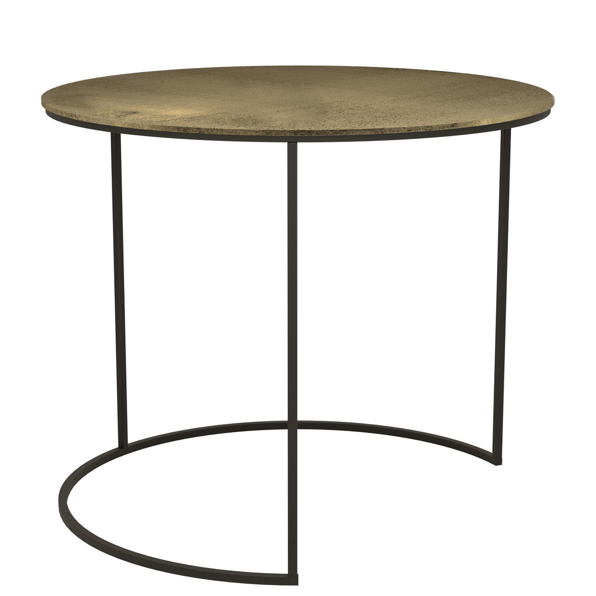 Bijzettafel Aghleam nikkel 45x50cm