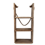Wandrek 28x16x59 cm Bruin Hout Muurrek