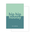 Duo color minikaartjes - 20 stuks - hip hip hooray
