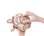 Eco Wood Art (EWA) 3D Mechanische Puzzel Schildpad/ Turtle, 976, 22,3x16,5x11,6cm