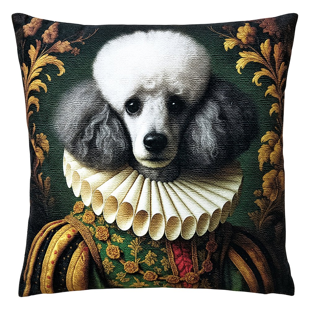 Sierkussen 45x45 cm Groen Polyester Hond
