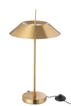 J-Line tafellamp - metaal - goud - LED lichtjes