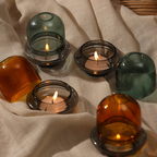 Borosilicaatglas Kaarshouder Dome - 2 Kleuren