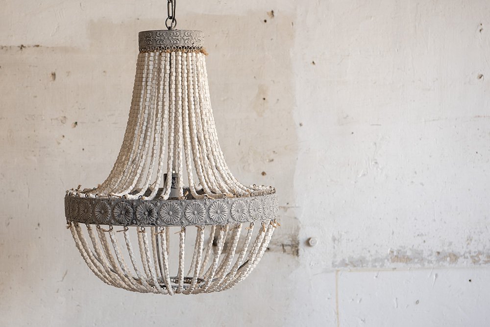 Hanglamp Ø 54x72 cm Grijs IJzer Hanglamp Eettafel