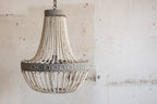 Hanglamp Ø 54x72 cm Grijs IJzer Hanglamp Eettafel