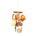 Capiz mobiel rond 15x30cm goud