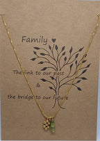 Ketting snake met bedeltje en edelsteen hanger