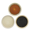 Ethan dinerbord terra off white zwart 3 assorti