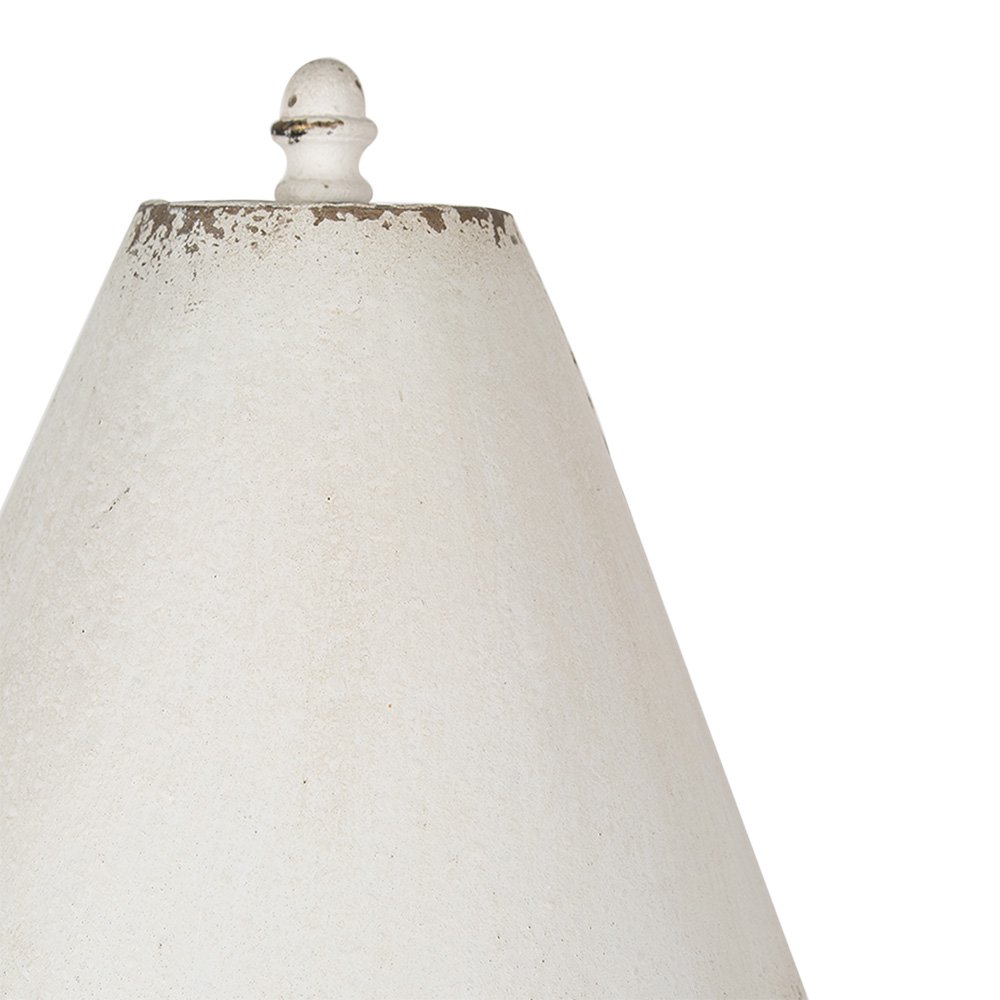Tafellamp Ø 26x55 cm Wit IJzer Bureaulamp