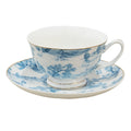 Kop en Schotel 250 ml Blauw Wit Porselein Servies