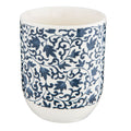Mok 100 ml Blauw Porselein Bladeren Theemok