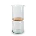 Eco vaas met kurk 'duet' h35 d15 cm