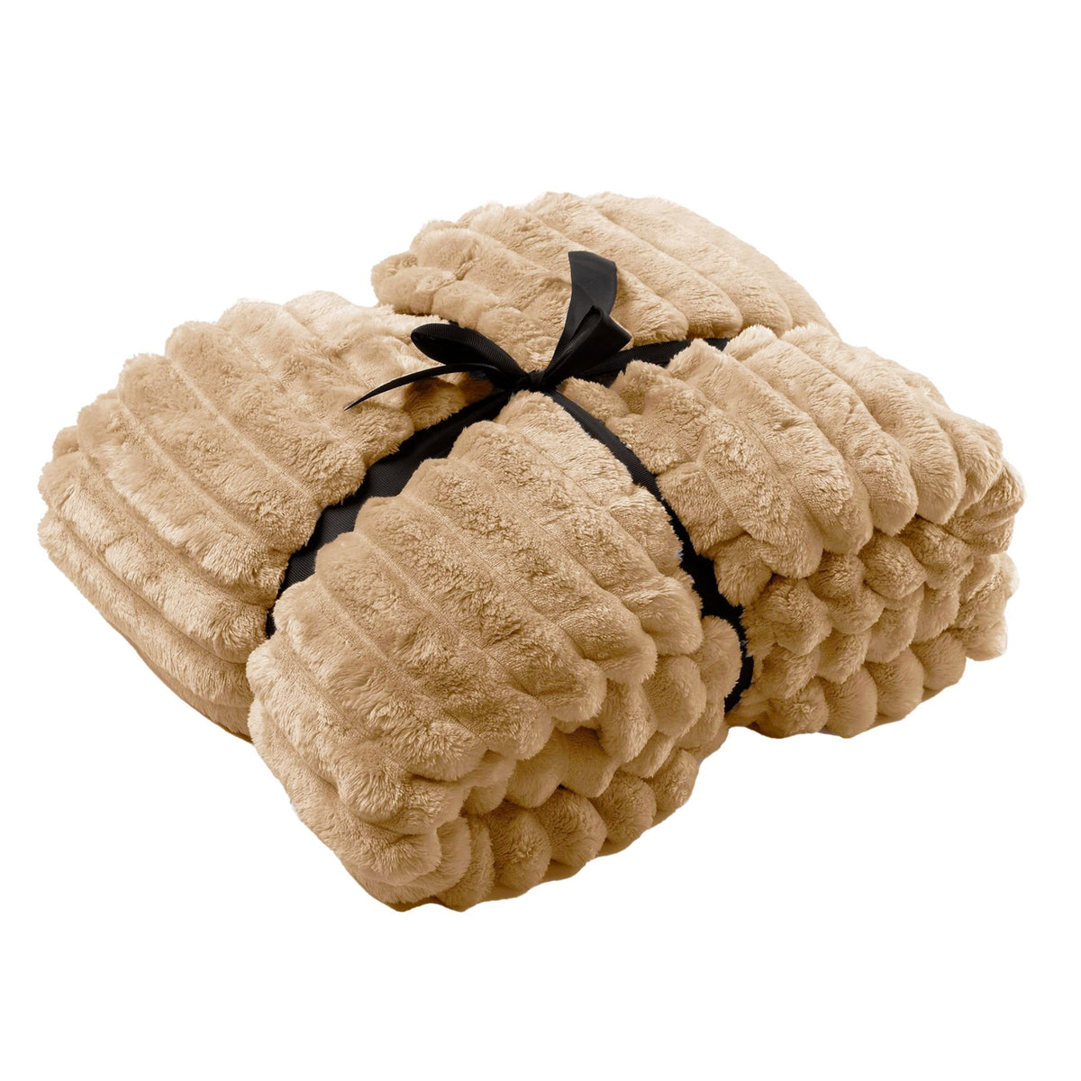 Dutch Decor Ricky - Plaid 150x200 cm - Griesmeel - Beige