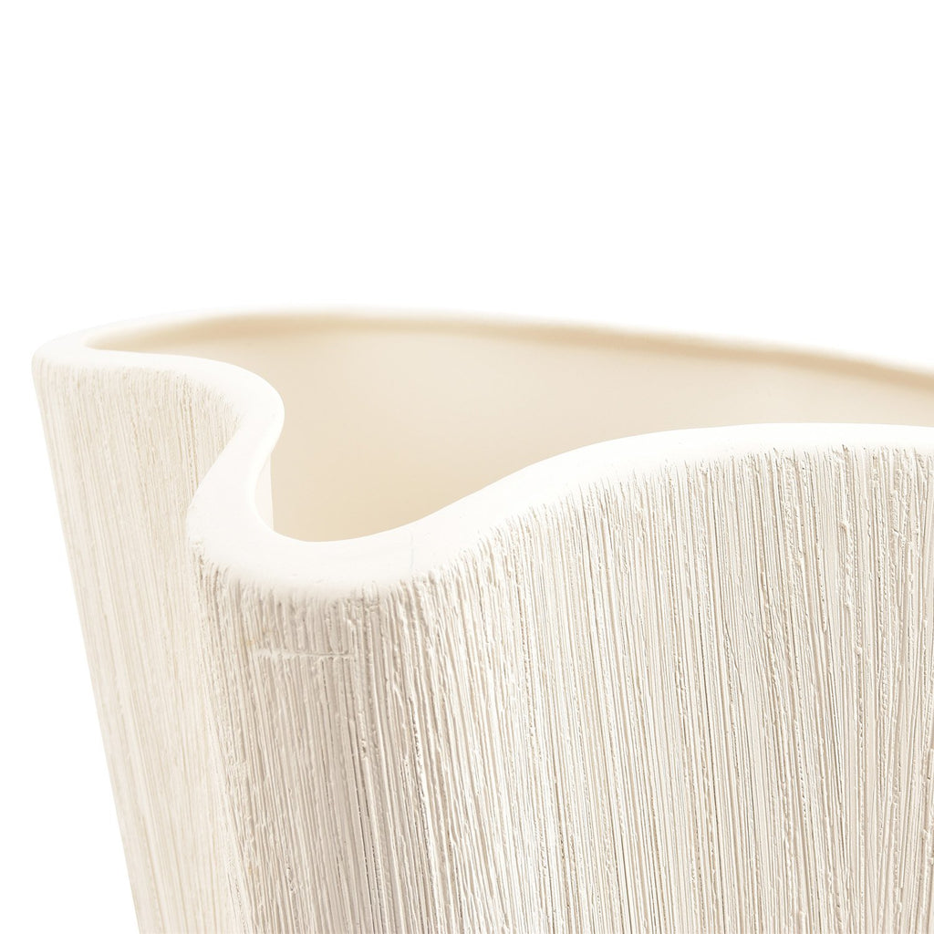 Vaas 28,5xH32,5cm beige Vico