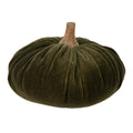 Decoratie Pompoen Ø 20x14 cm Groen Polyester