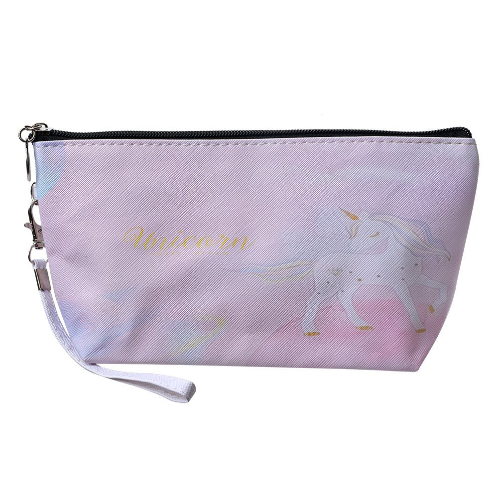 Toilettas Dames 23x13 cm Roze Polyester Eenhoorn