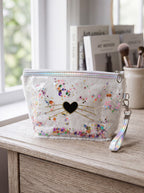 Toilettas Dames Hart 23x13 cm Wit Polyurethaan