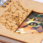 Duurzaam Houten Notitieboek – Komoni – Cat – Kat – Gerecycled papier – Navulbaar