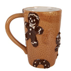 Mok 575 ml Bruin Keramiek Gingerbread man
