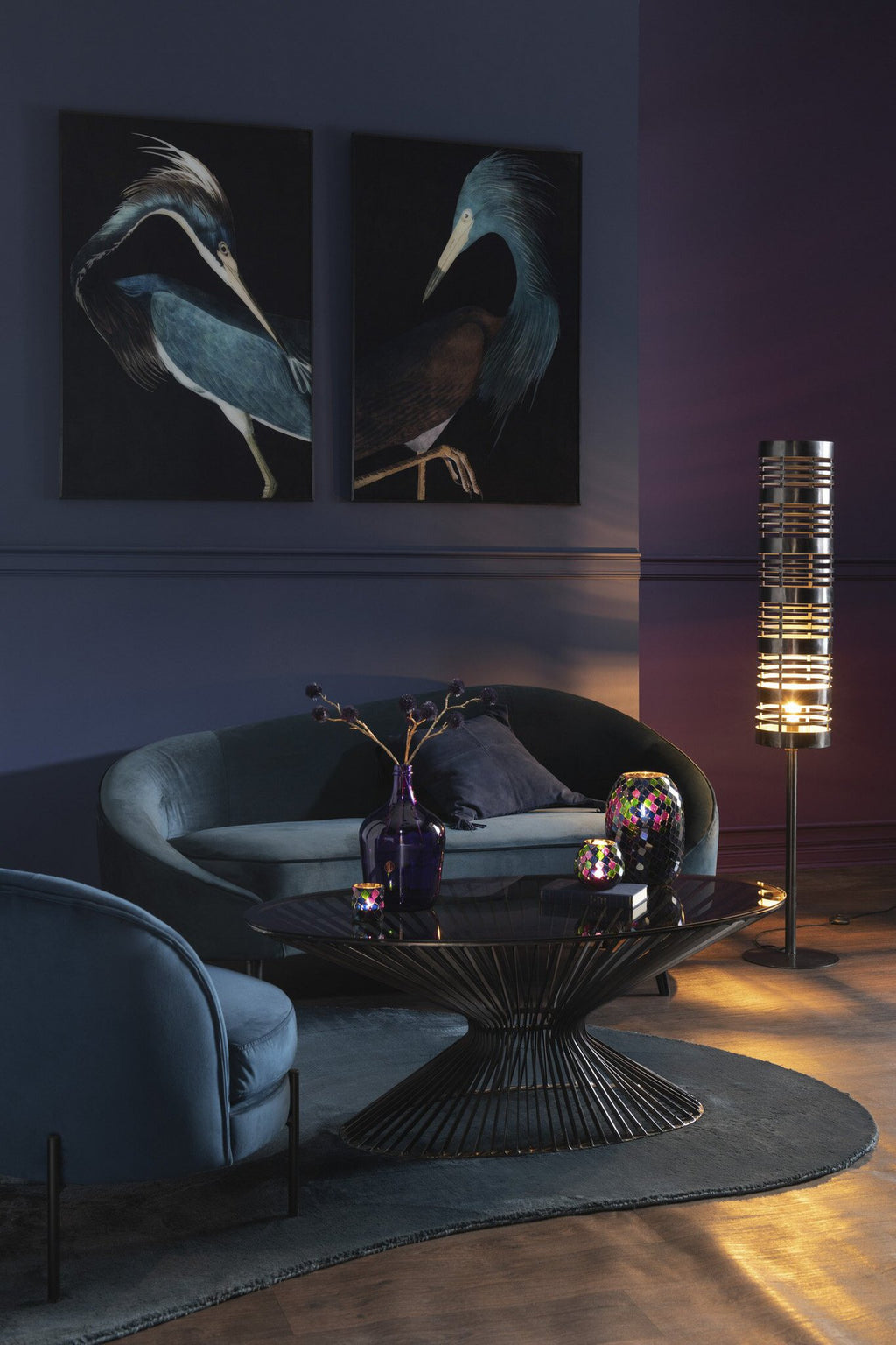 J-Line Sofa Elisabeth Textiel/Metaal Groen